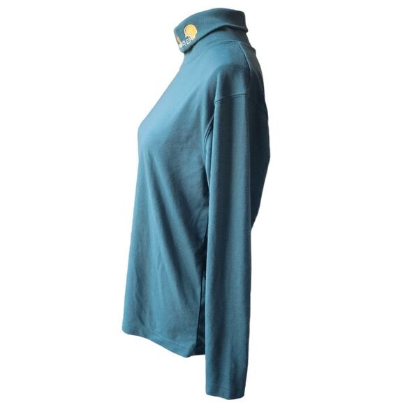 Christopher and Banks Shirt Green Bay Medium Womens Turtleneck Top - Picture 4 of 7